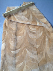 Sheared beaver plate #77 (Golden paw type)