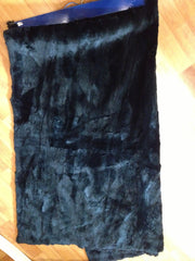 Sheared beaver fur plate #70 (Forest green)