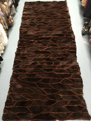 Mink fur plate, throw,carpet #165