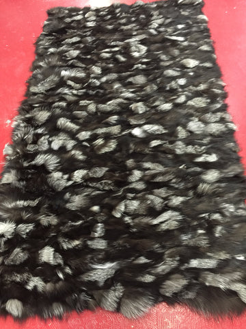 Silver fox fur plate #22